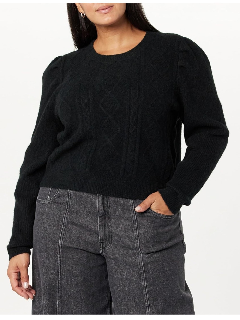 The Drop black knit pullover sweater size 3x